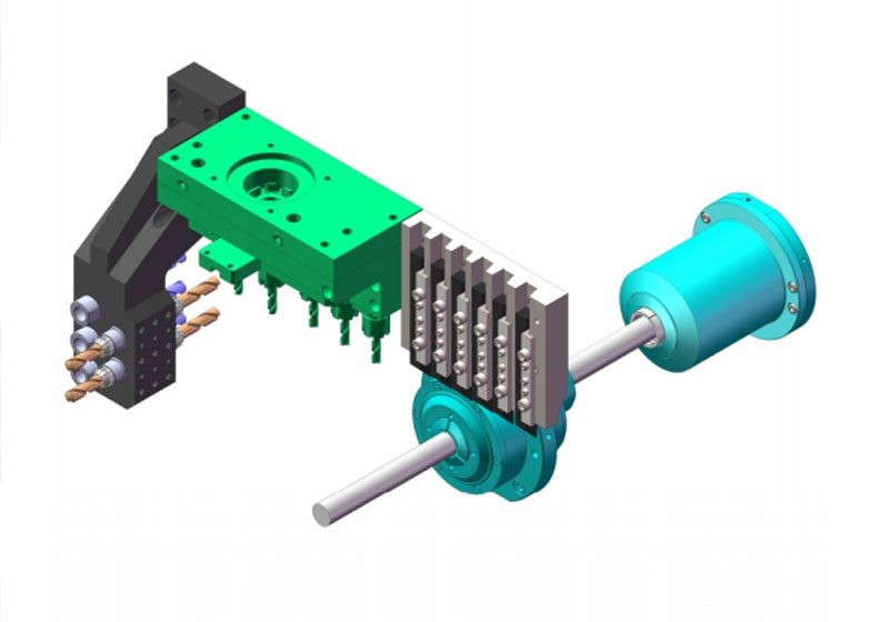 SA-263Швейцарский токарный автомат с ЧПУ для продольной резки